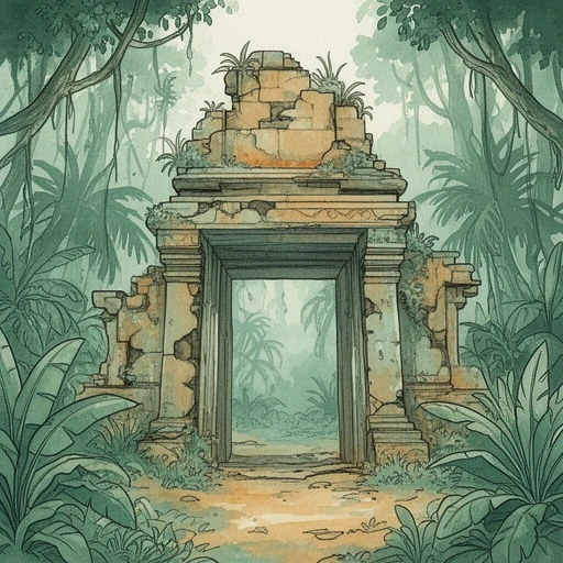 Temple themed design